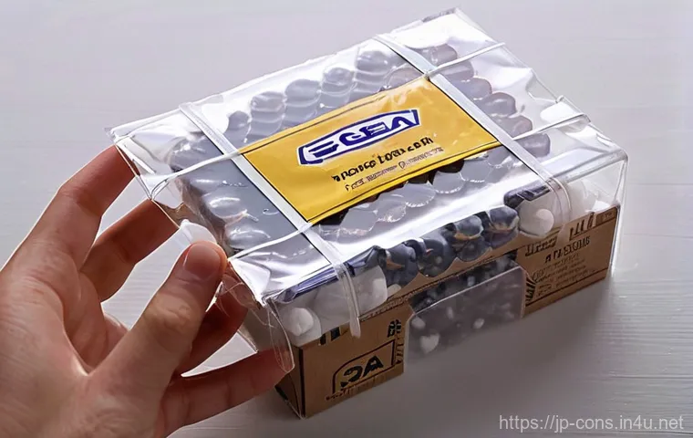 레트로 게임 온라인 판매 팁 - **Prompt:** A close-up shot focusing on a pair of clean, careful hands (wearing thin, light-colored ...